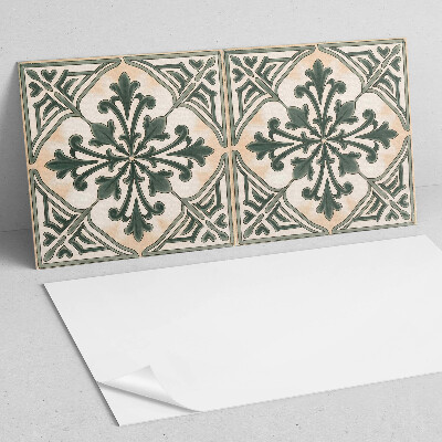 Wandpaneel pvc Een plantenmotief in de vorm van een vierkant