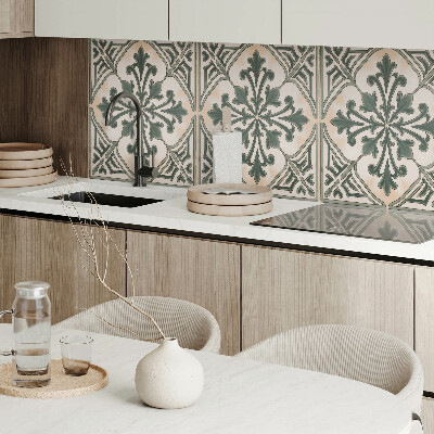 Wandpaneel pvc Een plantenmotief in de vorm van een vierkant