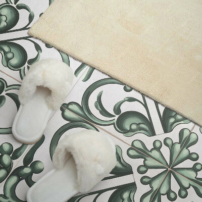 Vinyl wandpaneel Een plantenmotief in harmonieuze symmetrie