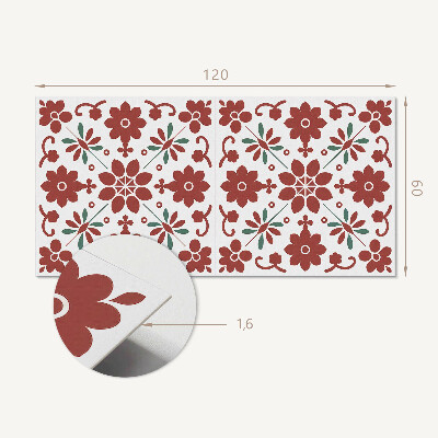 Wandpaneel pvc Bloemenmotief met bladeren