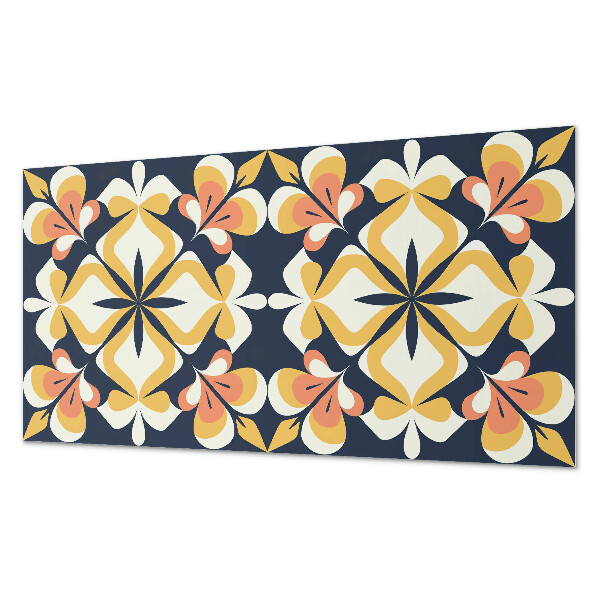 Wandpaneel pvc Bloemmotief in de vorm van geometrie