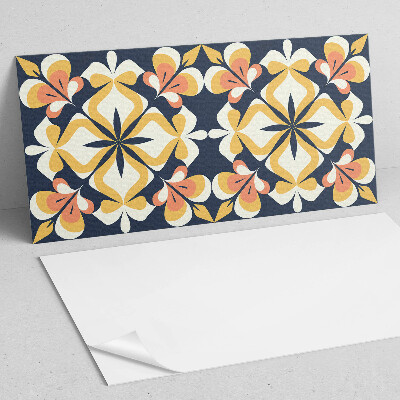 Wandpaneel pvc Bloemmotief in de vorm van geometrie