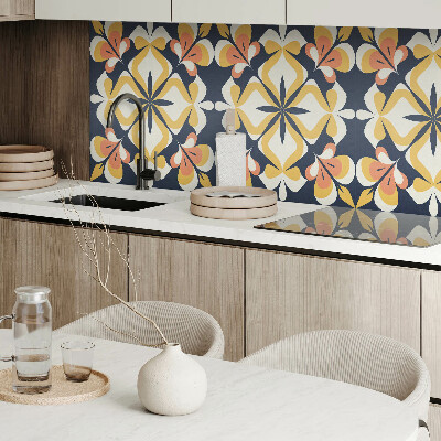 Wandpaneel pvc Bloemmotief in de vorm van geometrie