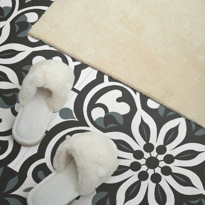 Wandpaneel pvc Bloemenmotief met decoratieve elementen