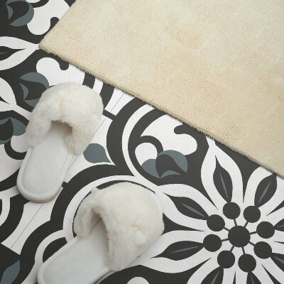 Wandpaneel pvc Bloemenmotief met decoratieve elementen