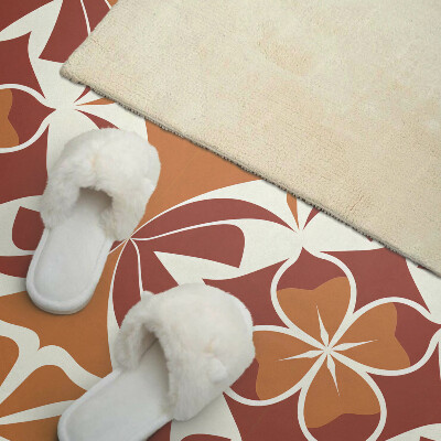 Zelfklevend wandpaneel Een plantenmotief in een symmetrische opstelling