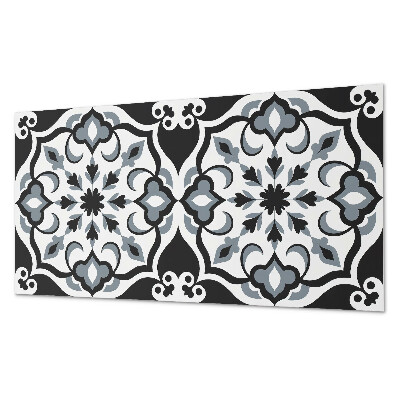 Zelfklevend wandpaneel Bloemenmotief met decoratieve details