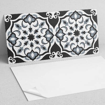 Zelfklevend wandpaneel Bloemenmotief met decoratieve details