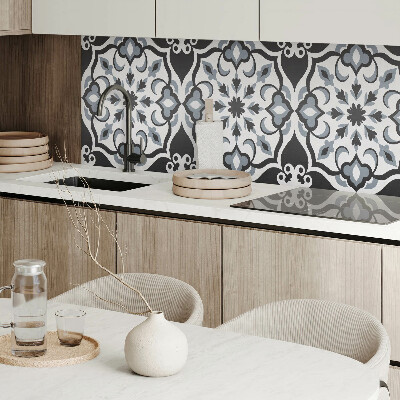 Zelfklevend wandpaneel Bloemenmotief met decoratieve details