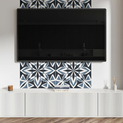 Zelfklevend wandpaneel Symmetrische vormen in de meetkunde