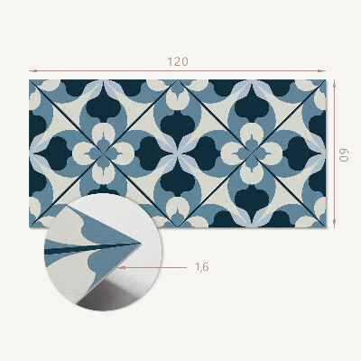 Vinyl wandpaneel Abstracte geometrie in een moderne stijl