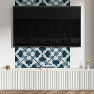 Vinyl wandpaneel Abstracte geometrie in een moderne stijl