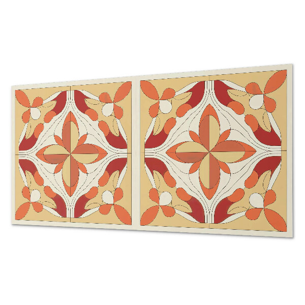 Wandpaneel pvc Bloemenabstractie in een moderne stijl