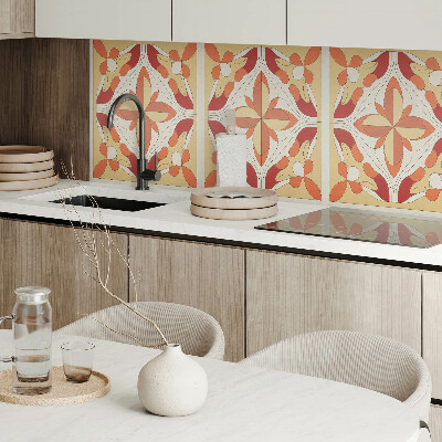 Wandpaneel pvc Bloemenabstractie in een moderne stijl