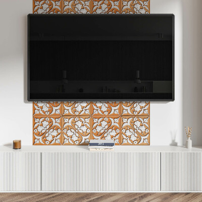 Wandpaneel pvc Bloemenstijl in volle bloei