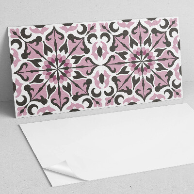 Zelfklevend wandpaneel Plantsymmetrie in een elegante stijl