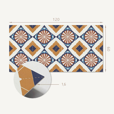 Wandpaneel pvc Geometrisch patroon met cirkels