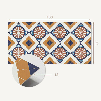 Wandpaneel pvc Geometrisch patroon met cirkels