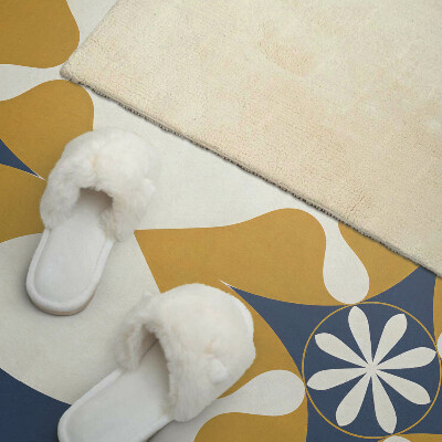 Zelfklevend wandpaneel Een bloemmotief met een harmonieuze vorm