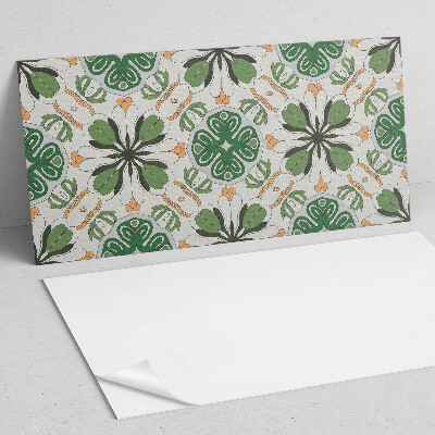 Wandpaneel pvc Bloemenharmonie in symmetrie