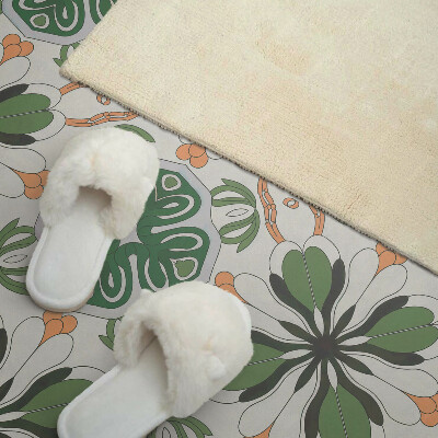 Wandpaneel pvc Bloemenharmonie in symmetrie