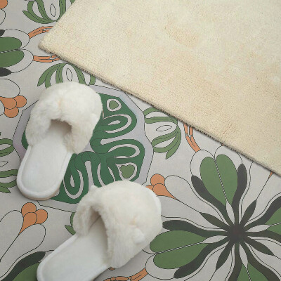 Wandpaneel pvc Bloemenharmonie in symmetrie