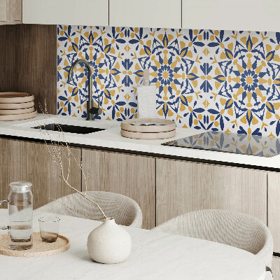 Wandpaneel pvc Bloemenharmonie in symmetrie