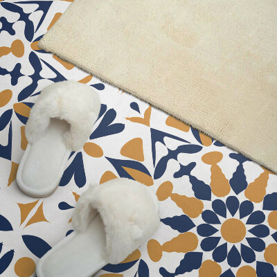 Wandpaneel pvc Bloemenharmonie in symmetrie