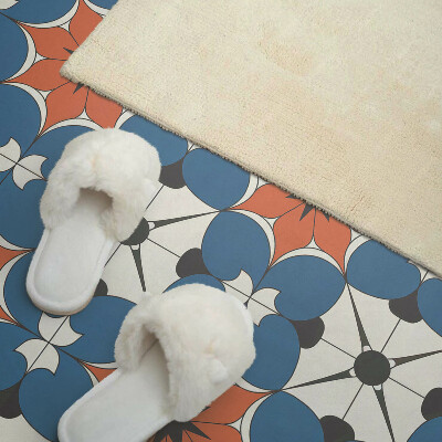 Zelfklevend wandpaneel Bloemenmotief