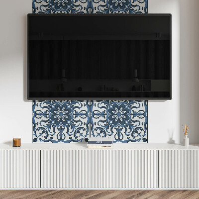 Wandpaneel pvc Bloemenmotieven met decoratieve details