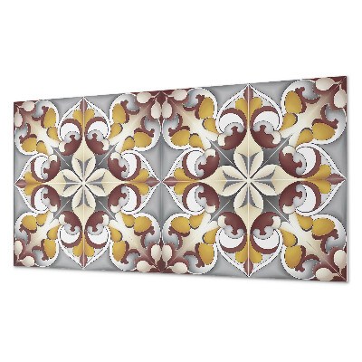 Wandpaneel pvc Bloemenmozaïek in artistieke stijl