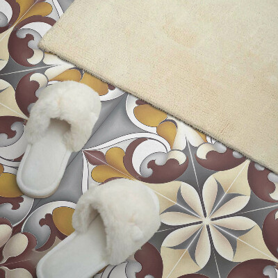 Wandpaneel pvc Bloemenmozaïek in artistieke stijl