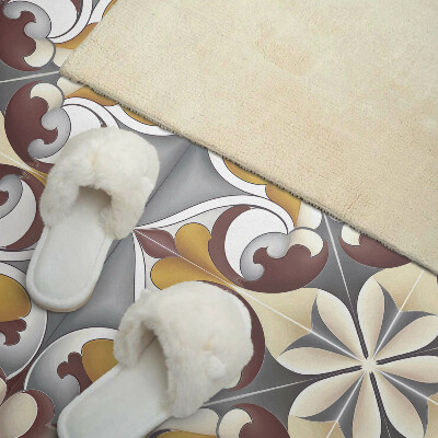 Wandpaneel pvc Bloemenmozaïek in artistieke stijl