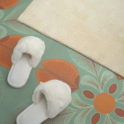 Zelfklevend wandpaneel Bloemenmotief met bladeren