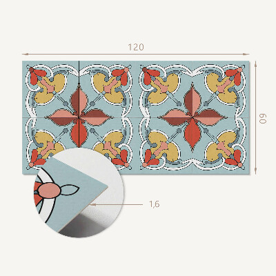 Wandpaneel pvc Bloemenmotief met subtiele accenten