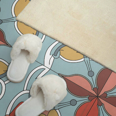 Wandpaneel pvc Bloemenmotief met subtiele accenten