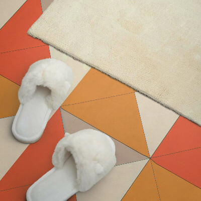 Zelfklevend wandpaneel Driehoekige patronen in een harmonieuze opstelling