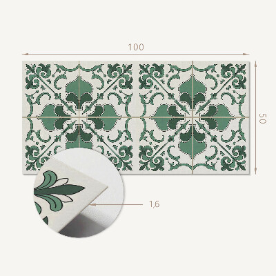 Wandpaneel pvc Stijlvol plantenmotief