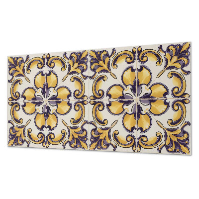 Zelfklevend wandpaneel Het bloemenpatroon in al zijn glorie