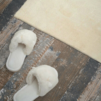 Zelfklevend wandpaneel Natuurlijke planken in een minimalistisch design