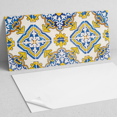 Wandpaneel pvc Bloemenmozaïek in artistieke stijl