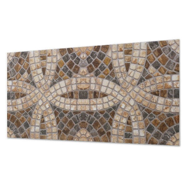 Zelfklevend wandpaneel Mozaïekarrangement in weefsels