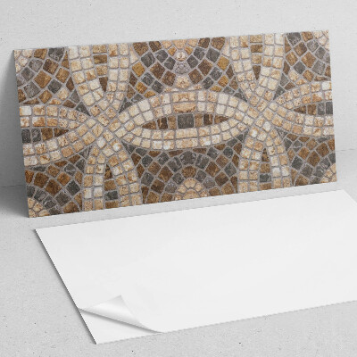 Zelfklevend wandpaneel Mozaïekarrangement in weefsels