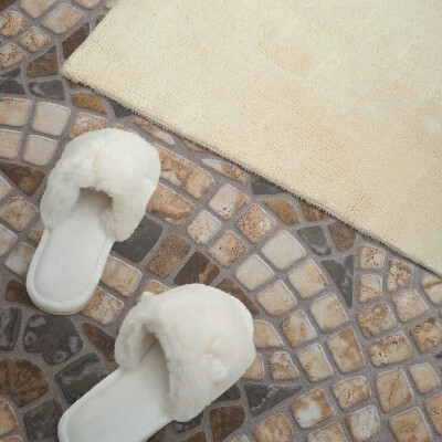 Zelfklevend wandpaneel Mozaïekarrangement in weefsels