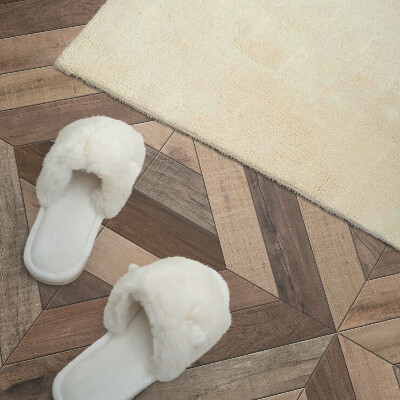 Wandpaneel pvc Houten panelen in een abstracte stijl