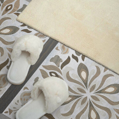 Zelfklevend wandpaneel Symmetrisch bloemenmotief