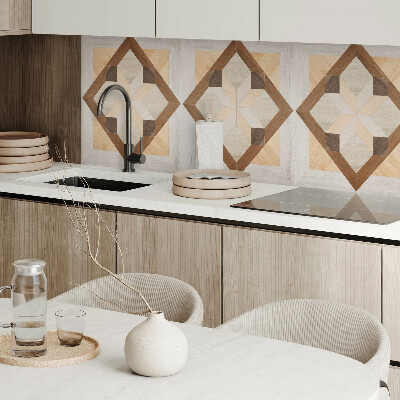 Vinyl wandpaneel Vormen in een geometrisch vierkant