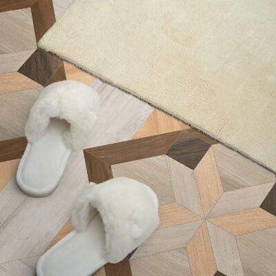 Vinyl wandpaneel Vormen in een geometrisch vierkant