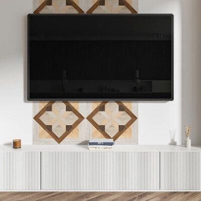 Vinyl wandpaneel Vormen in een geometrisch vierkant