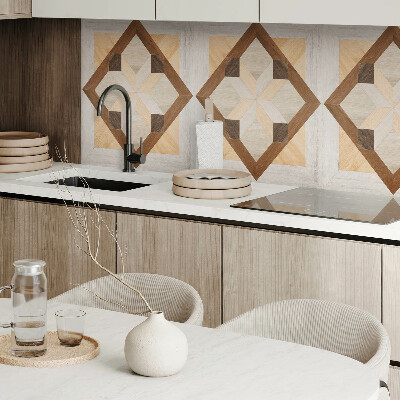 Vinyl wandpaneel Vormen in een geometrisch vierkant